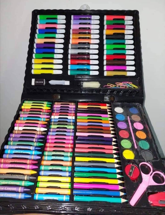 Kofer sa priborom za crtanje Set flomasteri bojice - Kofer sa priborom za crtanje Set flomasteri bojice
