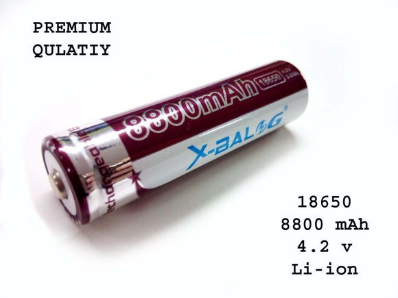 X Balog 18650 4.2v 8800 mAh Baterija - X Balog 18650 4.2v 8800 mAh Baterija