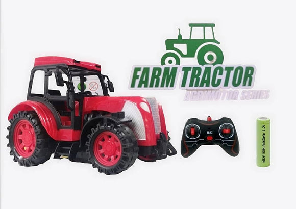 Traktor na daljinsko upravljanje crveni - Traktor na daljinsko upravljanje crveni