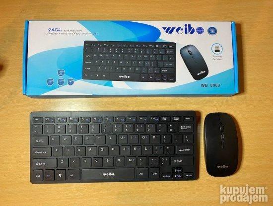 Bežična tastatura i miš ( komplet ) - Weibo 8068 - Bežična tastatura i miš ( komplet ) - Weibo 8068
