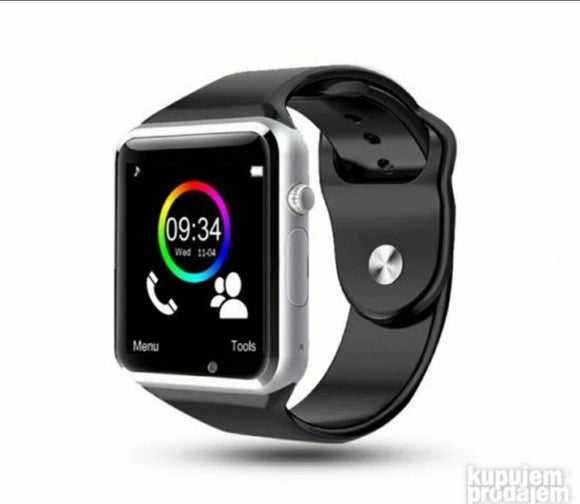 Smart Watch A1 , smart sat telefon Crni-Pametan sat - Smart Watch A1 , smart sat telefon Crni-Pametan sat