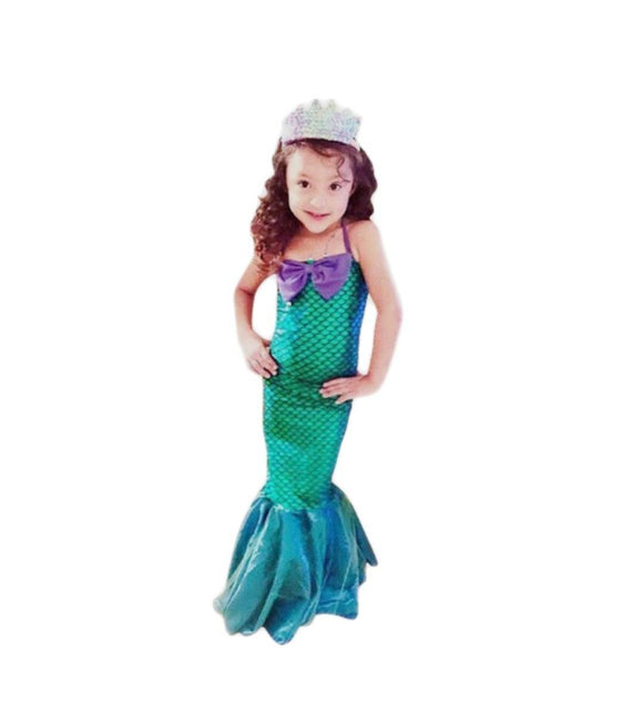Sirena kostim za decu XS:90-100cm - Sirena kostim za decu XS:90-100cm