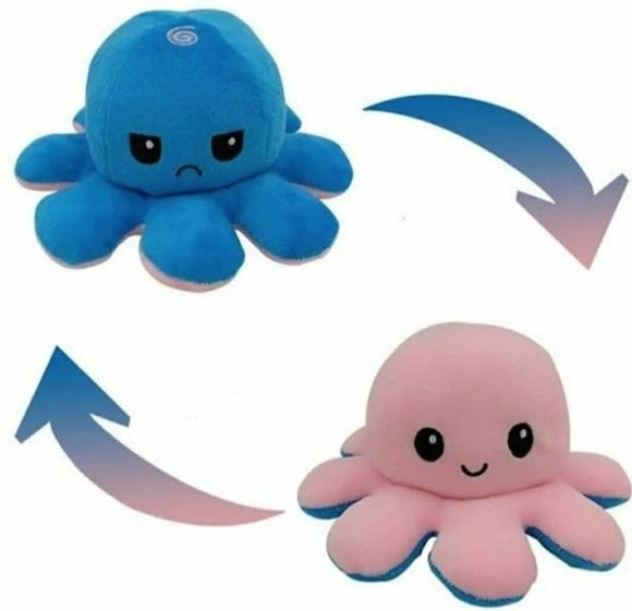 Hobotnica - plišana igračka sa dva lica - Hobotnica - plišana igračka sa dva lica