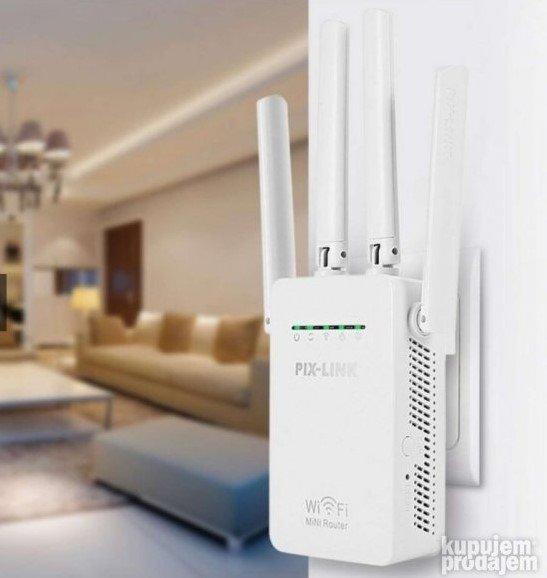 WiFi Repeater Pojacivac signala Ruter sa 4 antene ripiter - WiFi Repeater Pojacivac signala Ruter sa 4 antene ripiter