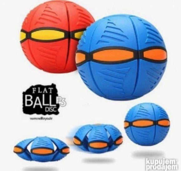 Disk lopta - frizbi se pretvara u loptu - flat ball - Disk lopta - frizbi se pretvara u loptu - flat ball