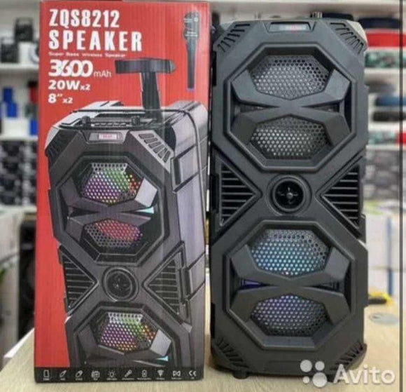 Karaoke zvučnik sa bežičnim mikrofonom ZQS - 8212 - Karaoke zvučnik sa bežičnim mikrofonom ZQS - 8212