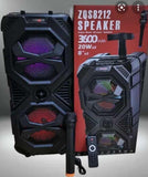 Karaoke zvučnik sa bežičnim mikrofonom ZQS - 8212 - Karaoke zvučnik sa bežičnim mikrofonom ZQS - 8212