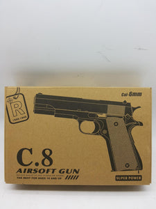 Pistolj metalni na kuglice-Airsoft C.8-NOVO-Metalni Pistolj