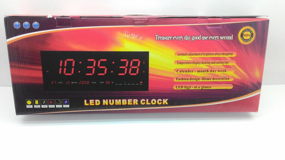 Veliki digitalni LED sat - ultra tanak digitalni LED sat
