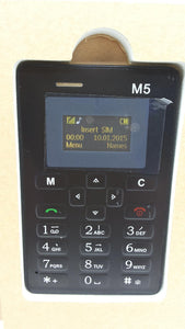 Telefon kartica AEKU M5 Telefon Mini telefon kartica NOVO