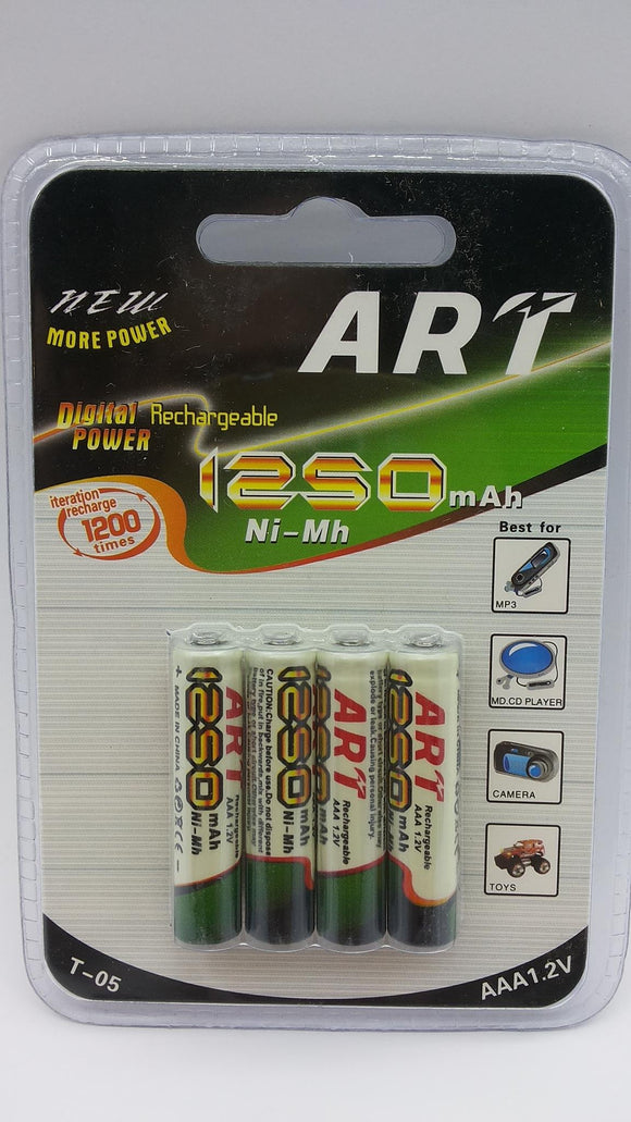 Art punjive baterije Ni-Mh 1250mAh NOVO-Art punjive baterije
