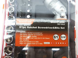 61 Ratchet Screwdriver alat set