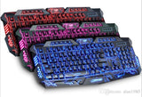 Gejmerska tastatura svetleca 3 Boje-Gejmerska tastatura svet