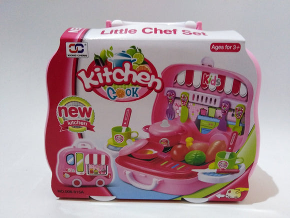 Kuhinjski set za devojcice - roze - SET - NOVO