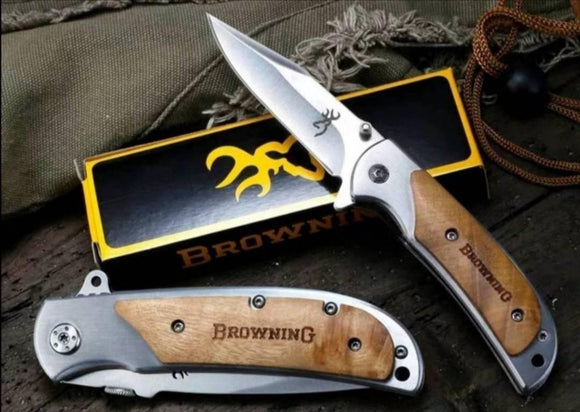 Browing nož - drvena drška - old dizajn () - Browing nož - drvena drška - old dizajn ()