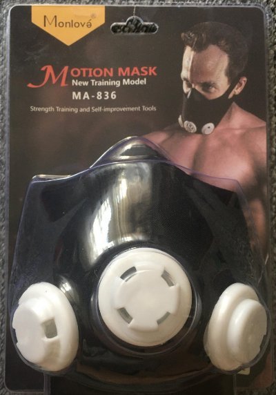Maska za vežbanje maska koja povećava kapacitet pluca