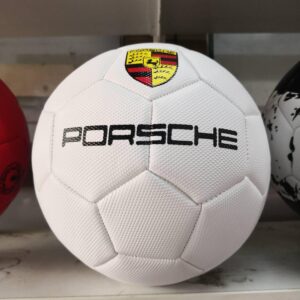 Bela kožna fudbalska lopta porsche - Bela kožna fudbalska lopta porsche