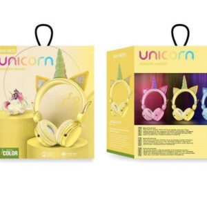 124185530_6251b4c193b1c1-918031961649521656482 Bluetooth slusalice za decu slatki jednorog /zute