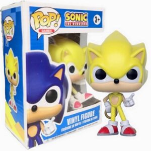 Pop sonic the hedgehog figurica Super sonic - Pop sonic the hedgehog figurica Super sonic