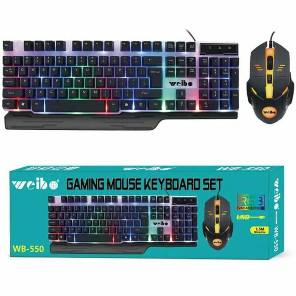 GEJMING tastatura + miš Weibo WB 550 - GEJMING tastatura + miš Weibo WB 550