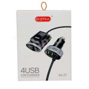 PUNJAČ Za AUTO Sa 4 USB Porta - Dužina Kabla 1m - PUNJAČ Za AUTO Sa 4 USB Porta - Dužina Kabla 1m