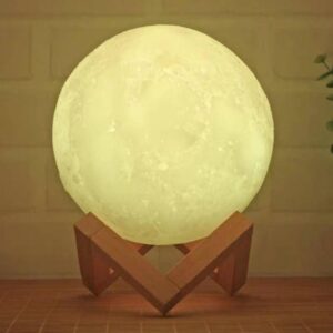 3D mesec lampa sa 16 boja - 3D moon lamp - 3D mesec lampa sa 16 boja - 3D moon lamp