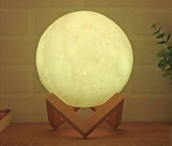 3D mesec lampa sa 16 boja - 3D moon lamp - 3D mesec lampa sa 16 boja - 3D moon lamp