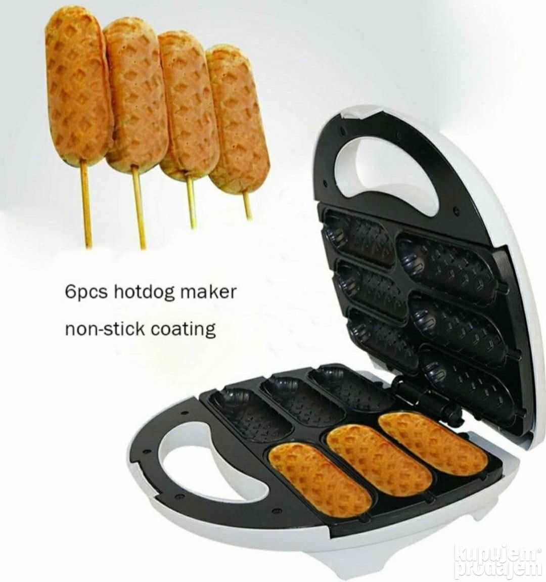 Toster Pekač za hot dog i kolače - Slika 2