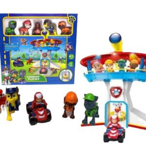 Velika Paw Patrol osmatračnica Set sadrži 4 kuce i Rajdera