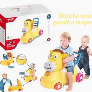 Muzička noša, guralica magarac za bebe - Muzička noša, guralica magarac za bebe