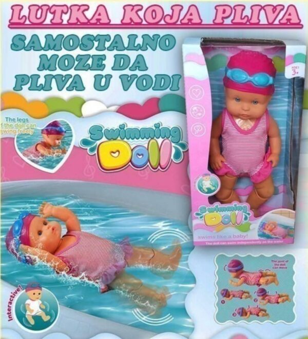 Lutka koja pliva Swimming doll - Lutka koja pliva Swimming doll