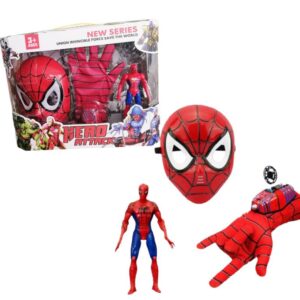 3u1 Set Spiderman maska i rukavica sa mehanizmom