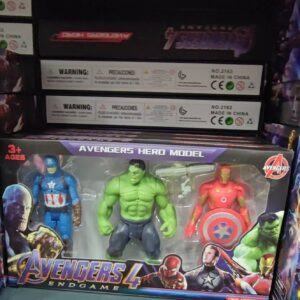 Akcione figure set Hulk, Captain America i Iron man