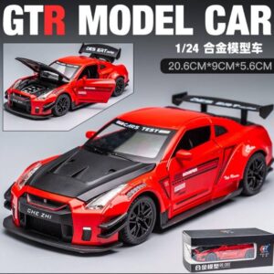 Nissan GTR metalni crveni autić - Nissan GTR metalni crveni autić