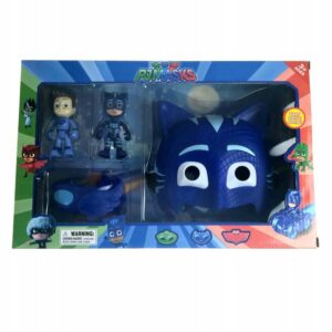 Pjmasks Set Maska,figurice ,vozilo Plava