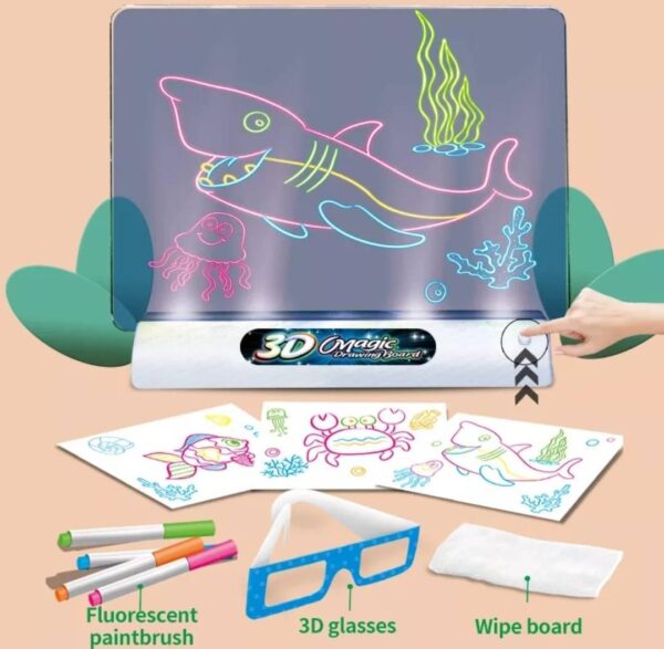 Magicna 3D tabla + 3D naocare - Magicna 3D tabla + 3D naocare