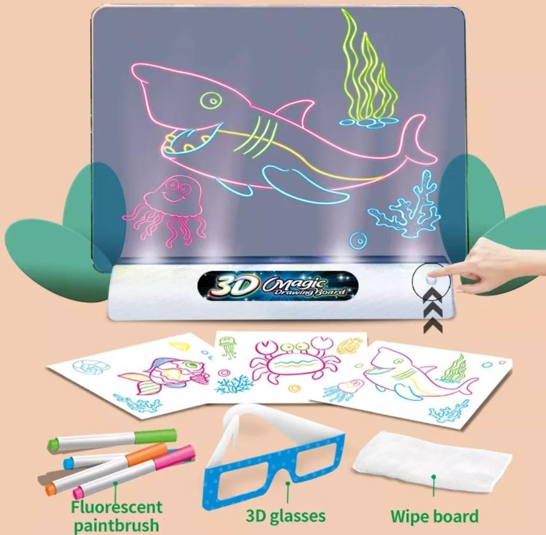 Magicna 3D tabla + 3D naocare - Magicna 3D tabla + 3D naocare