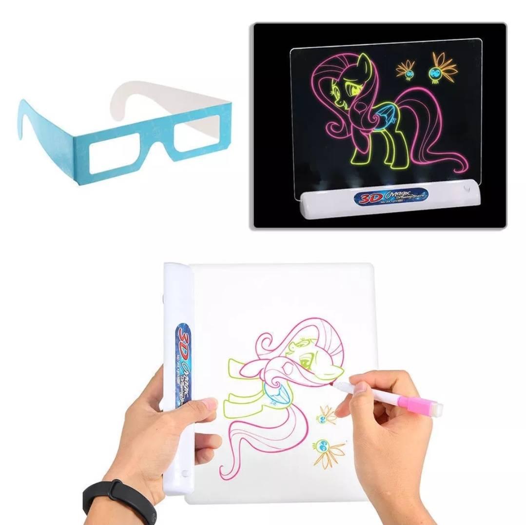 Magicna 3D tabla + 3D naocare - Magicna 3D tabla + 3D naocare - Slika 3