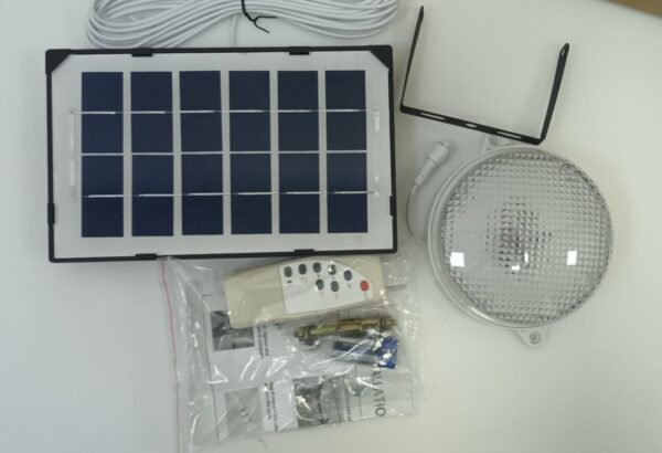 Solarno Led Svetlo 20W plafonjera lampa solarni panel - Slika 2