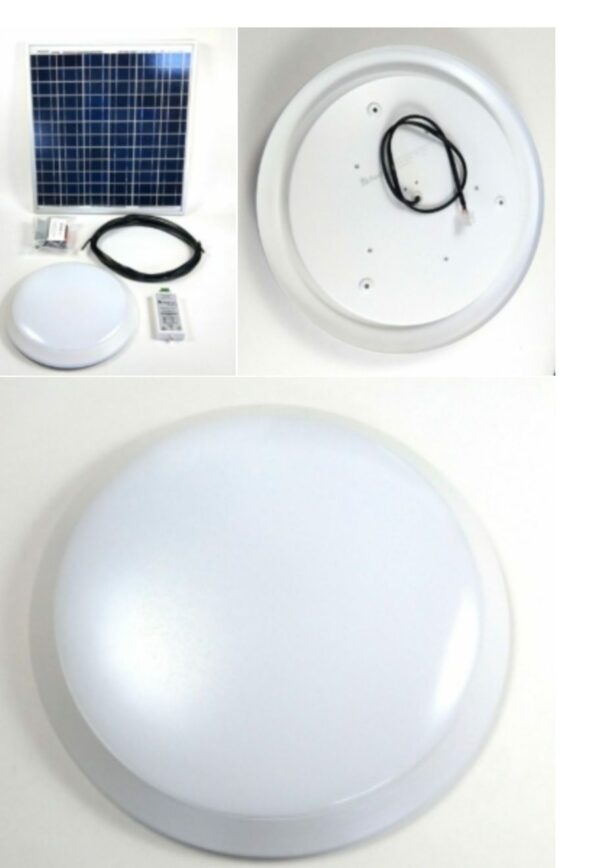 Solarno Led Svetlo 20W plafonjera lampa solarni panel - Slika 4