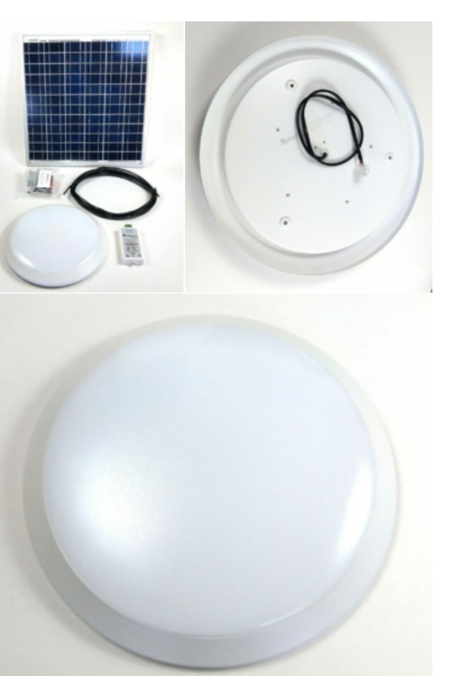 Solarno Led Svetlo 20W plafonjera lampa solarni panel - Slika 4