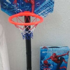 Spiderman koš na postolju + lopta