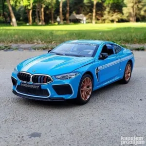 Plavi Bmw M8 1/24 diecast