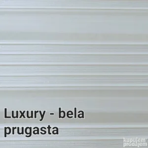 Zebra zavese LUXURY Bela Prugasta Dan Noc