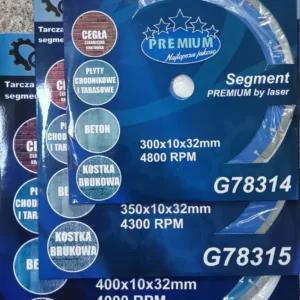 Dijamantska Ploča za sečenje beton PREMIUM 350mm Geko