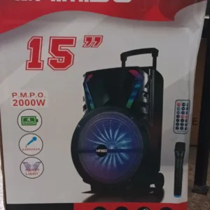 VELIKI Bluetooth karaoke NAJVEĆI Zvučnik QS 1510 15" 2000w