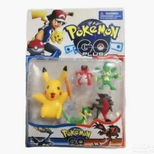 Pokemon Pikachu + 4 pokemona