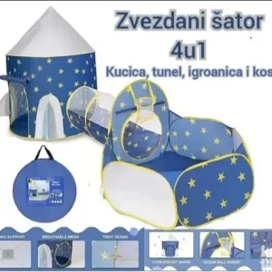 4u1 zabavni zvezdani šator za decu