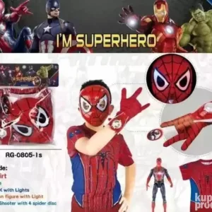 Komplet Spiderman Maska, igračka, sat,  rukavica i majca