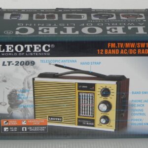 Radio LEOTEC na struju ili baterije